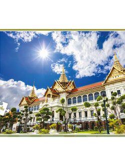 Jigsaw Puzzle ตัวต่อจิ๊กซอว์ 500 ชิ้น T072 Architecture สิ่งก่อสร้าง The Grand Palace Thailand รูปพระบรมมหาราชวัง ประเทศไทย MagicLand6