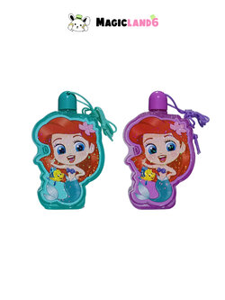 Bubbles Mini Ariel PR-2880 Disney Princess Toy ที่เป่าฟองเจ้าหญิง เป่าฟองใส เป่าฟองลายการ์ตูนพร้อมสายคล้องคอ ของเล่นเด็ก ลายการ์ตูนดิสนีย์