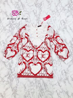 Kloset Dress เดรสแขนยาวแสนสวย (แดง)