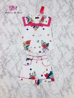 Kloset Set เซ็ทเสื้อกับกางเกงขาสั้นสุดน่ารัก