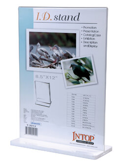 Double-Sided Clear Acrylic Sign Holders A4 T-3912