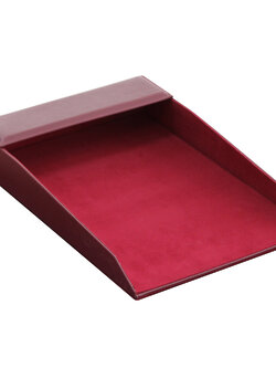 ถาดใส่เอกสารหุ้มหนังเทียม ขนาดA4