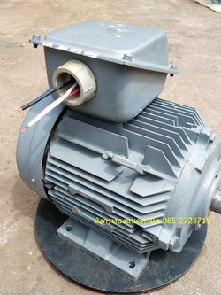 มอเตอร์ HITACHI ขนาด 7.5 แรง ใช้ไฟสามเฟส 380V ความเร็วรอบ 1435 รอบต่อนาที