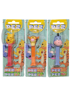 PEZ Dispenser Winnie the Pooh Disney Limited Variant ลูกอมเพซตัวการ์ตูน ลายหมีพูห์ ดิสนีย์ อมยิ้มรุ่นพิเศษ