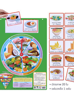 สื่อการสอน อาหาร-วงล้อโภชนาการ ET-544