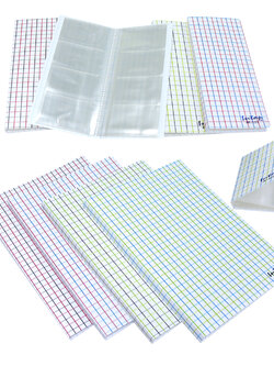 สมุดใส่บัตร ปกพลาสติกพิมพ์ลาย