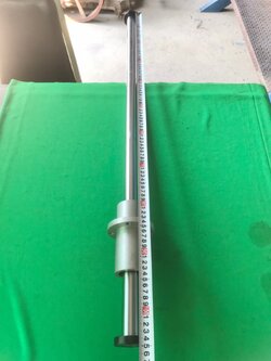 สไลด์เพลากลม ยี่ห้อ SAMICK โต 30 มิล ยาว 105 ซม. ลูกบล็อก 1 ลูก สภาพดี มีเส้นเดียว