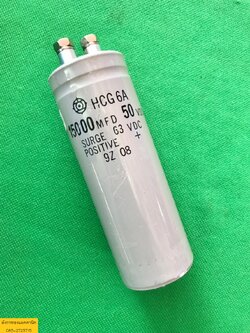 ตัวเก็บประจุ ยี่ห้อ HCA 15000uf 50vdc