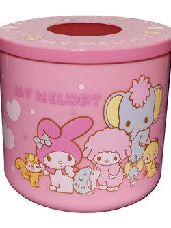 Box Tissue My Melody Sanrio กล่องทิชชู่มายเมโลดี้สีชมพู ลายการ์ตูนซานริโอ