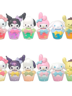 Gachapon Dopamine Drink Series Sanrio Moetch Bean mini กาชาปองซานริโอ กล่องสุ่มเครื่องดื่มโดพามีน การ์ตูนซานริโอขนาดเล็ก