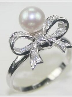 แหวนไข่มุกแท้