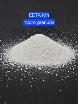 จุลธาตุ แมงกานีสคีเลตอีดีทีเอ Mn 12% แมงกานีสคีเลต Mn-EDTA แบบเกล็ดละเอียด Micro Granular ละลายง่าย ไม่จับก้อน บรรจุ 1 กิโลกรัม (R)