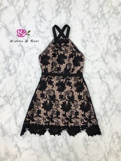 VT Dress เดรสโชว์หลังสุดแซ่บ (ดำ)