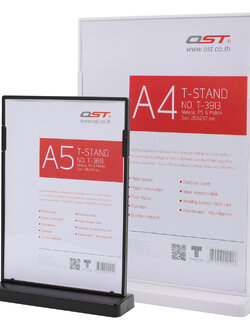 Double-Sided Sign Holders T Stand