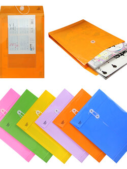 ซองพลาสติก A4 ผูกเชือก 664Q