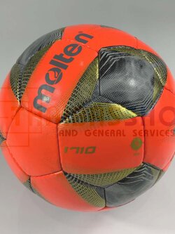 ลูกบอล เบอร์5 ลูกฟุตบอล football molten F5A1710-O ของแท้ เบอร์5 ฟุตบอลหนังพียู/พีวีซี หนังเย็บคุณภาพดี (ของแท้100%)
