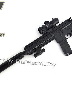 ปืนลูกเจลหรือลูกพลาสติกขนาด 6 mm ยาว 76 ซม. แถมกระสุนเจล 3,000 นัด