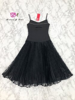 SP Dress เดรสสายเดี่ยวตัวยาวแสนสวย (ดำ)