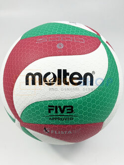 (ของแท้ 100%) ลูกวอลเลย์บอล ลูกวอลเล่ย์ Molten V5M5000 size 5 หนัง PU คุณภาพหนังนิ่มเป็นพิเศษ ใช้แข่งขันเกมส์นานาชาติ