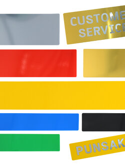 Blank Plastic Signs No.PR