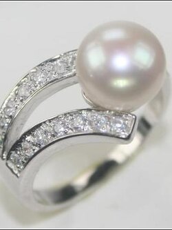 แหวนไข่มุกแท้