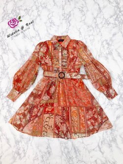 Korea Dress เดรสแขนยาวแสนสวย