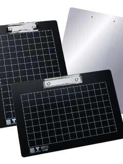 คลิปบอร์ด พีพีโฟม A4 สีดำ