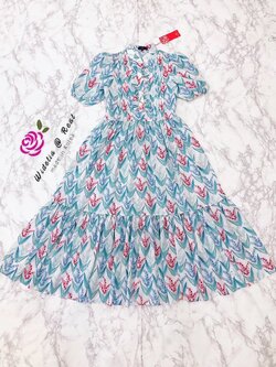 SRS Dress เดรสตัวยาวแขนพองแสนสวย