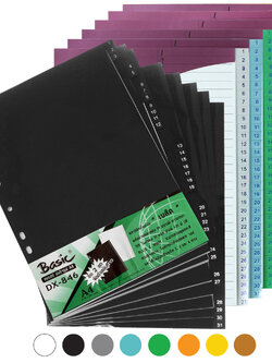 31 Tabs Index Divider A4 DX-846 with Tabs Printed