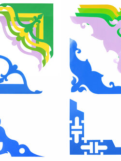 มุมบอร์ดพลาสติก PP Corner Board