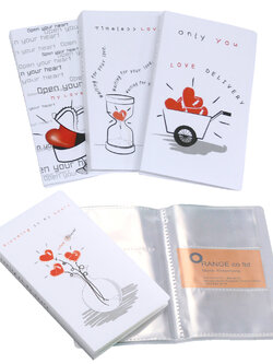 สมุดใส่การ์ด 60 ช่อง ชุด In My Heart