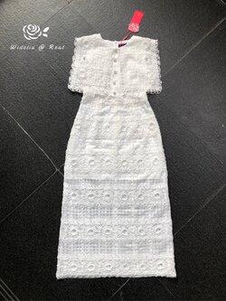 VT Dress เดรสแขนกุดแสนสวย เนื้อผ้าลูกไม้ทอมาสวยหรูหรา