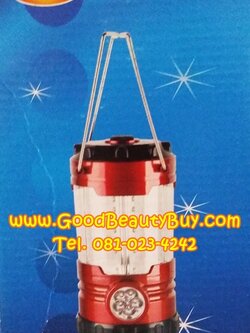 ตะเกียงไฟฟ้า Kaiyun 5LED ใช้ถ่าน type D 2 ก้อน