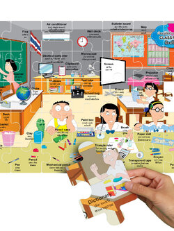 เกมจิ๊กซอว์ ชุด Classroom ET-615