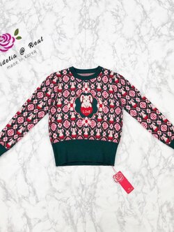 Korea Sweater เสื้อกันหนาวลายกระต่ายสุดน่ารัก