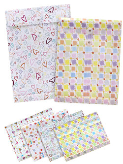 ซองพลาสติก ผูกเชือก ลายกราฟิก