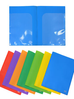 แฟ้มพับ A4 มีช่องใส่เอกสาร PD-003