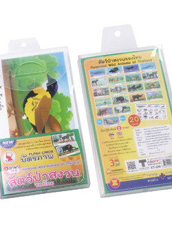 บัตรคำ Flashcards ชุดสัตว์ป่าสงวนของไทย ET-329