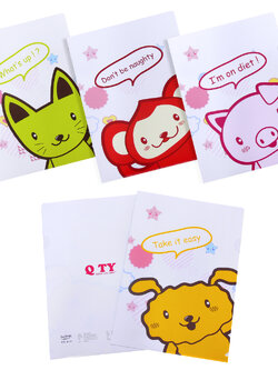 แฟ้มซอง A4 พิมพ์ลายคิวตี้