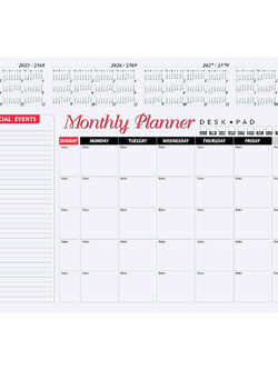 ปฏิทินสำหรับแผ่นรองเขียน