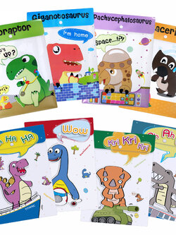 ซองกระดุม A4 ลายไดโนเสาร์