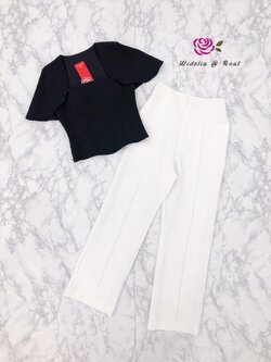 Asava Set เซตเสื้อกับกางเกงสุดหรู เซตนี้ไฮโซมาก