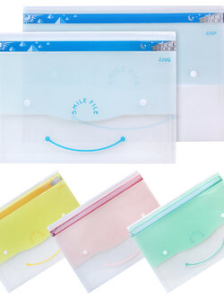 ซองกระดุม แนวนอน ลายสไมล์ไฟล์