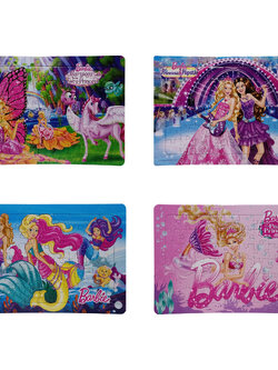 Jigsaw Puzzle 54 ชิ้น ขนาด L Barbie ตัวต่อจิ๊กซอว์ตุ๊กตาบาร์บี้พร้อมถาดรอง ของเล่นเสริมทักษะ Bongkoch MagicLand6
