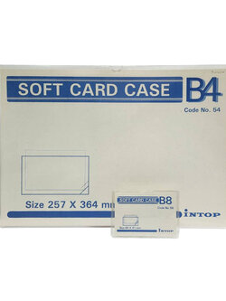 ซองพลาสติกใส Soft Card Case