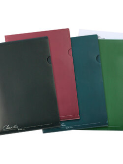 แฟ้มซอง A4 สีเข้ม Classic Tone