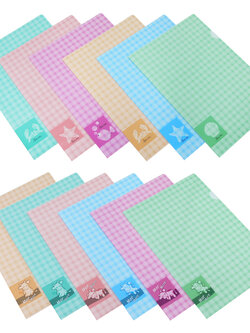 แฟ้มซอง A4 พิมพ์ลายสก็อตคละลาย