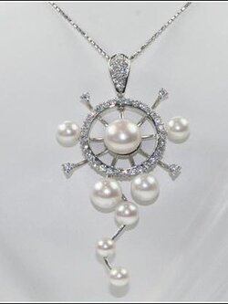 สร้อยและจี้ไข่มุกแท้