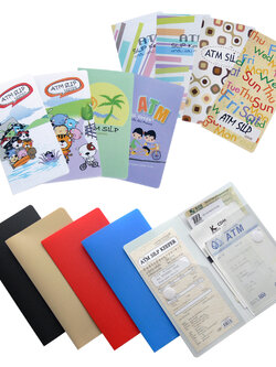 Bank ATM Debit Credit Card Receipt Keeper