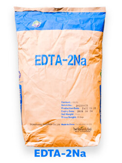 EDTA-2Na EDTA Disodium Salt (JackChem) ใช้สำหรับทำปุ๋ยคีเลตใช้เอง บรรจุ 1 กิโลกรัม